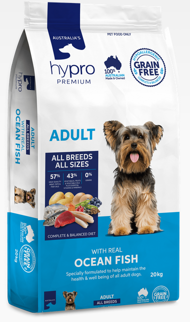 Hypro Premium Grain Free Ocean Fish – Adult Dog 2.5kg