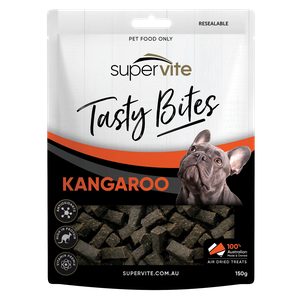 Supervite Tasty Bites Kangaroo 150grams