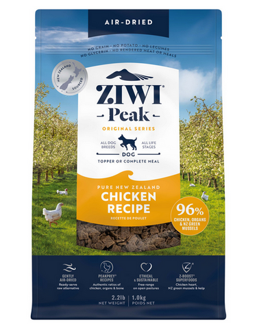 ZIWI Peak Air Dried Dog Food 1kg Chicken