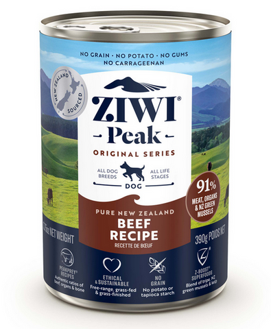 ZIWI Peak Dog Can 390g Beef