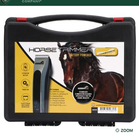 Showmaster Horse Clipper Kit Battery Powered