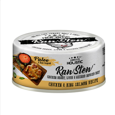 Absolute Holistic Raw Stew Cat Food Chicken & Salmon 80gm