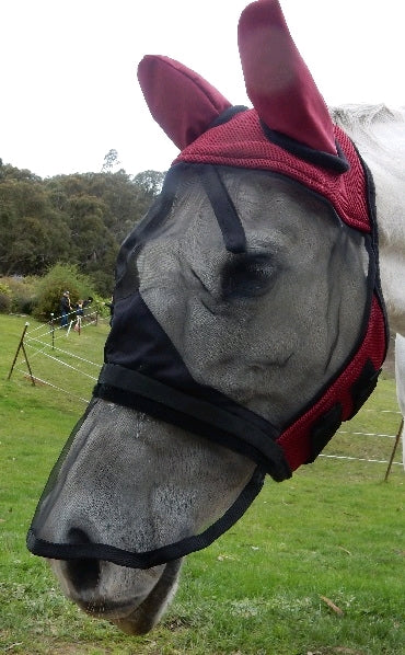 Buzz Off Fly Mask with Ears