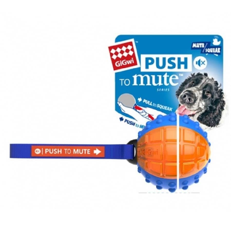 Gigwi Regular Ball Push to mute Trans Blue/Orange