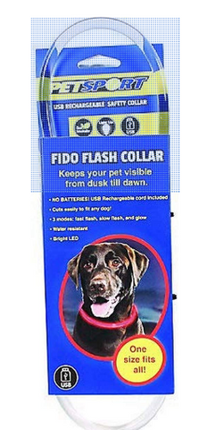 Fido Flash Collar - Rechargeable