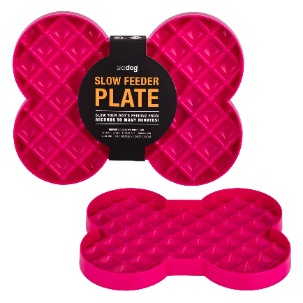 Pink LickiMat Slodog Plate
