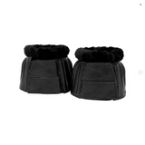 EquiGuard Ribbed Bell Boots w/Fleece Double Velcro