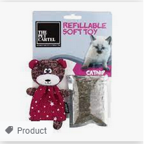 Refillable Soft Catnip Toy