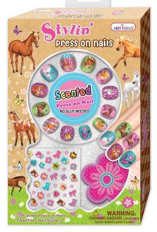 Pony Designs - Children's press on nails