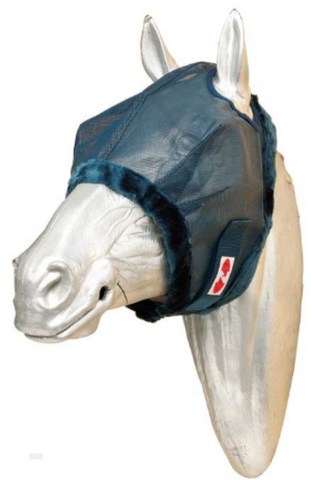 Fly Mask with Fleece Trim Navy