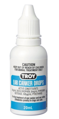 Troy Ear Canker Drops 20mls