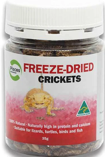 Pisces Freezedried Crickets Jar 35g