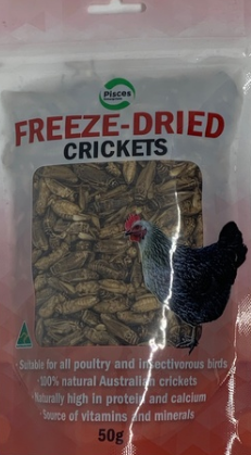Pisces Freezedried Crickets Poultry 50g