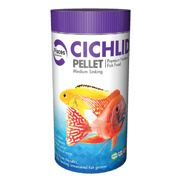 Pisces Cichlid Pellet Medium 140gm Single