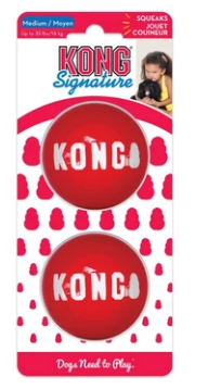 Kong Signiture Squeaky Balls