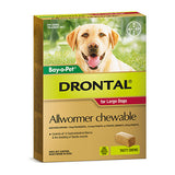 Drontal  Wormer Chewables - Large dogs
