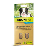Drontal  Wormer Chewable - Medium dogs (Each Chew treats 10kg)
